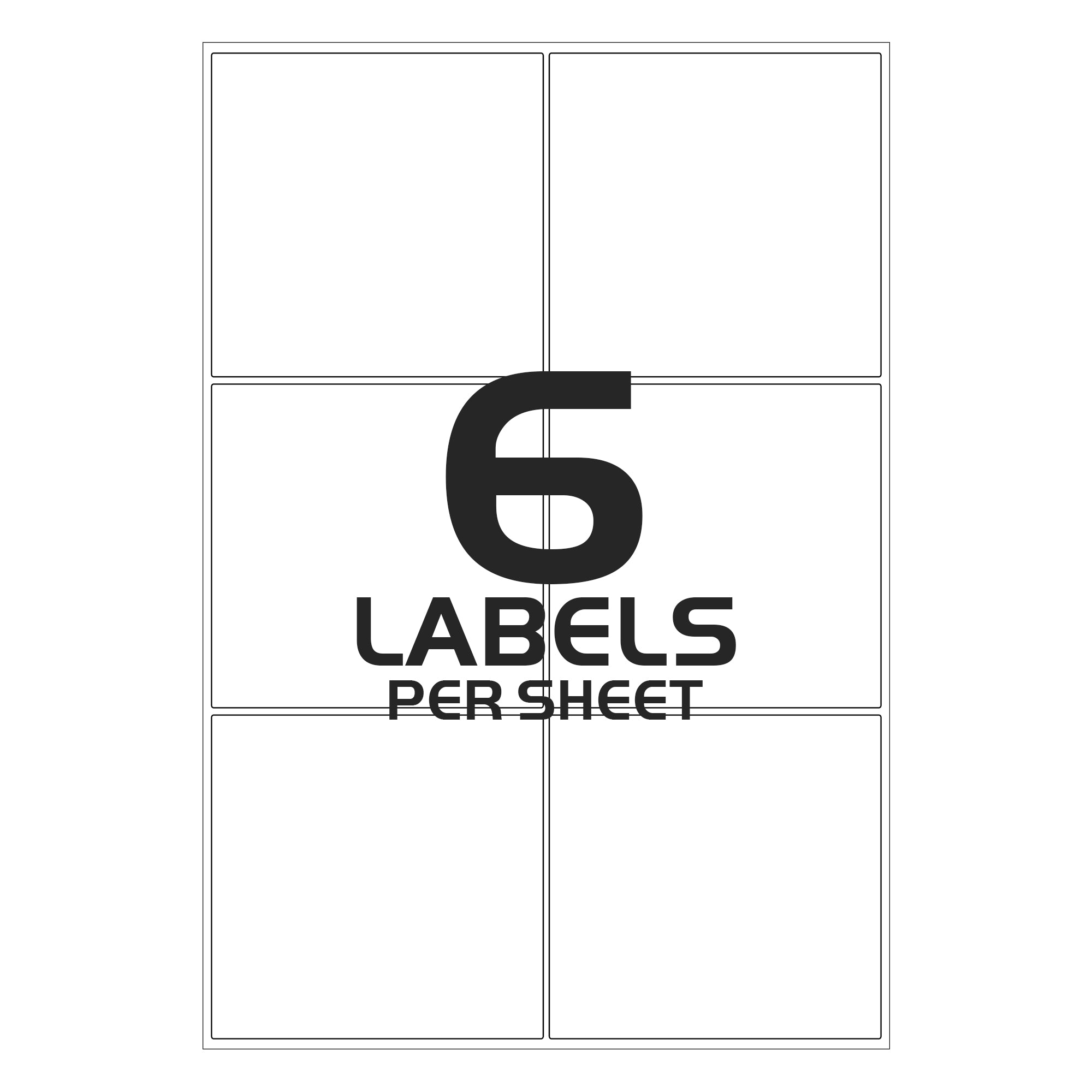 Address Labels Stickers White A4 Sheets Self Adhesive Inkjet Paper Laser Printer Label