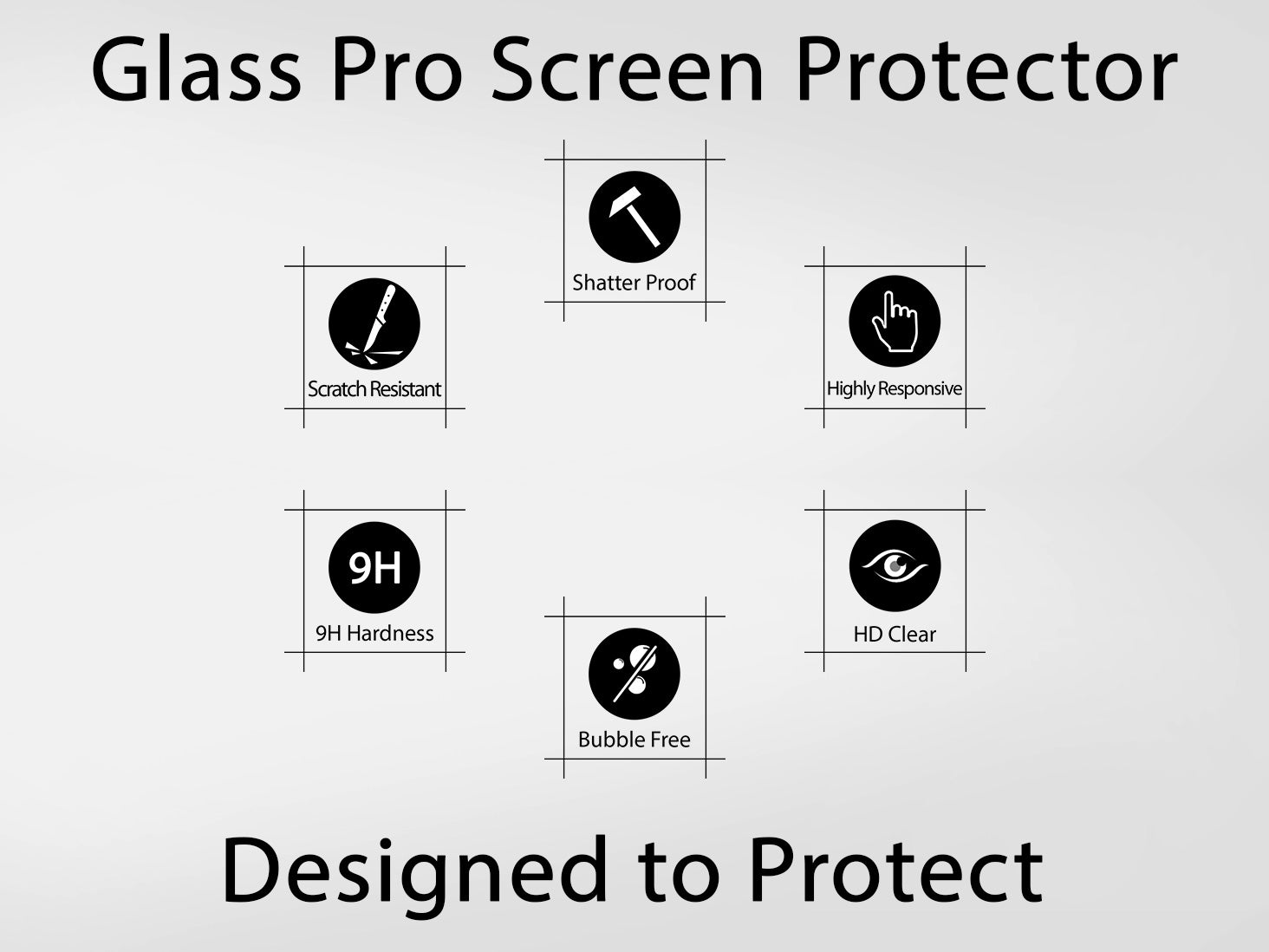 4-Pack Screen Protector for iPhone 15 6.1-Inch Tempered Glass Film