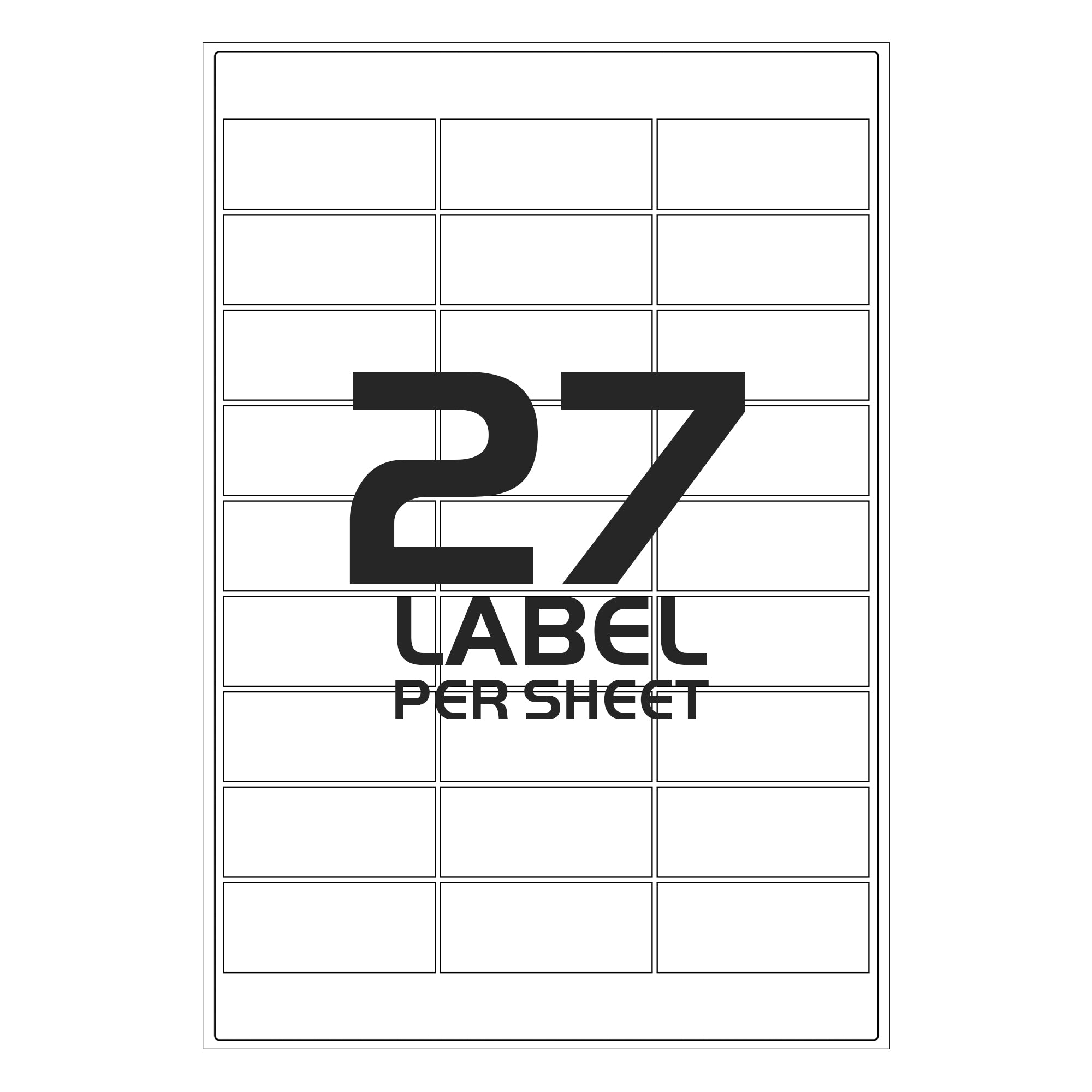 Address Labels Stickers White A4 Sheets Self Adhesive Inkjet Paper Laser Printer Label