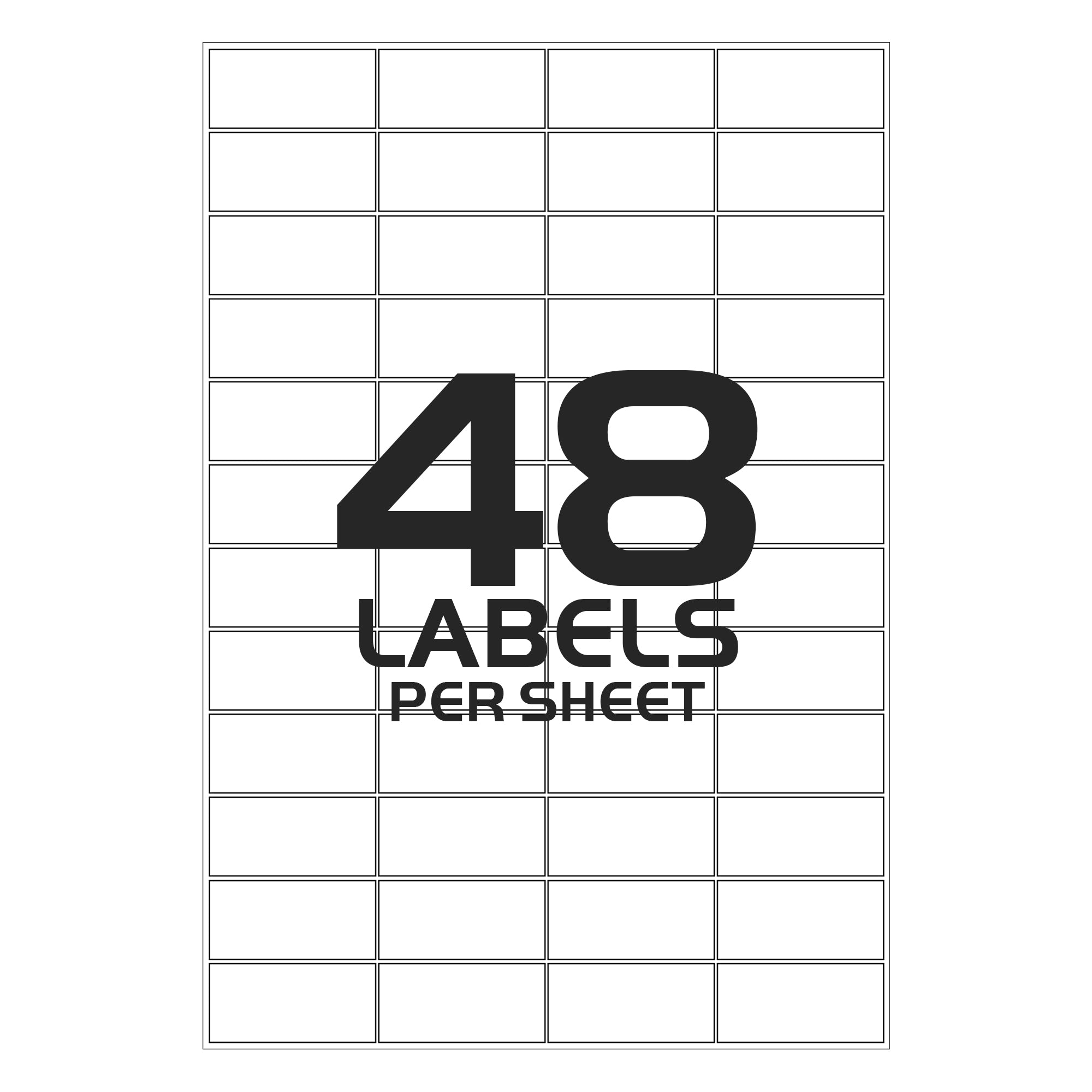 Address Labels Stickers White A4 Sheets Self Adhesive Inkjet Paper Laser Printer Label