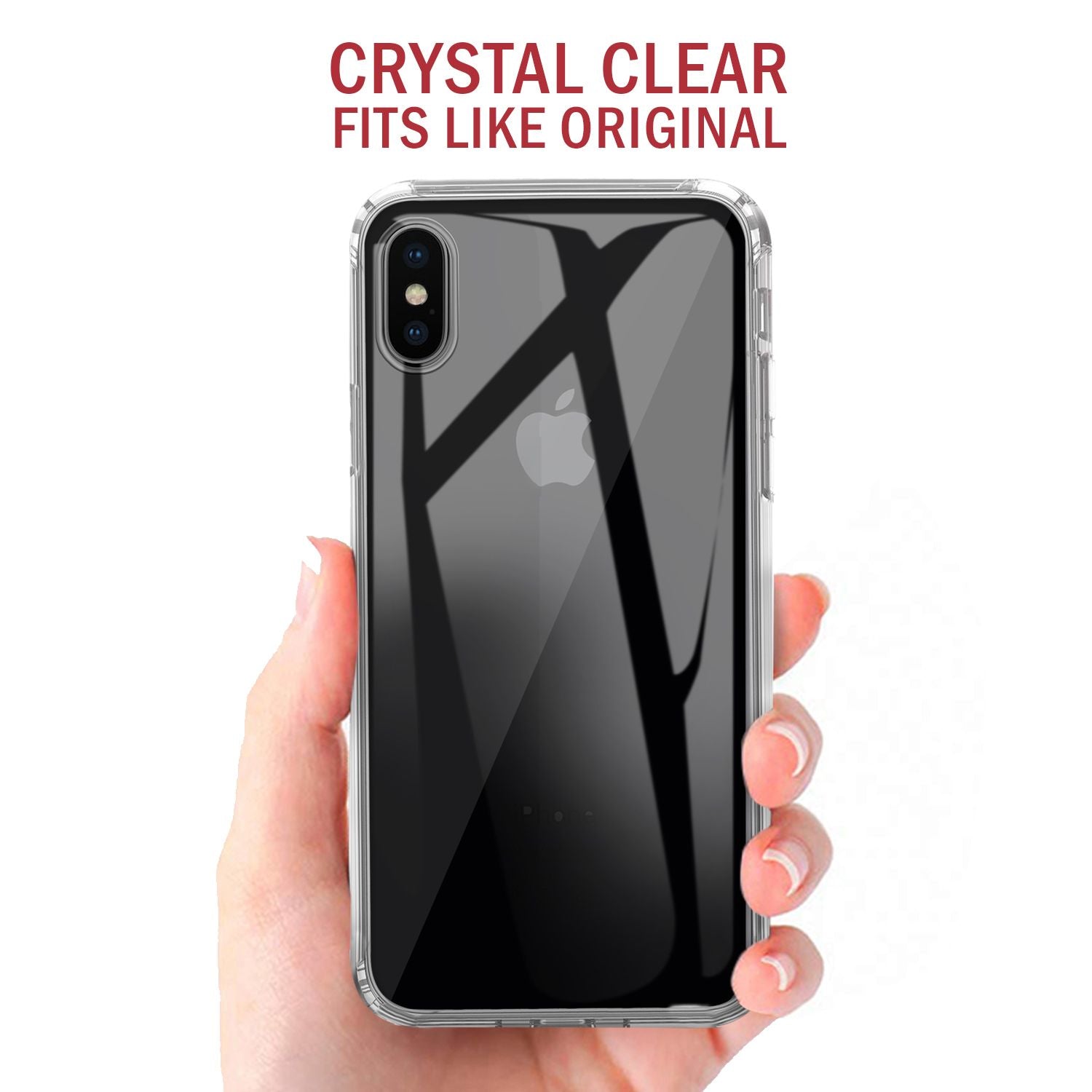 Premium Soft Gel Clear Case for Apple iPhone X - iSOUL