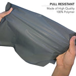 100 Mixed Grey Mailing Poly Postal Self Seal Bags 4 Sizes 25 from Each iSOUL Small to Large Mailing Bags Postage Packaging Assorted Mailers Posting Shipping Post Parcel Package Bags - iSOUL