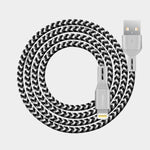 iSOUL Lightning iPhone Charger Data Cable - [Apple MFi Certified] 15cm / 1M / 2M Long Nylon Braided Lead USB Fast Charge Sync - iSOUL