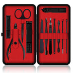 iSOUL 12 Pcs Male / Female Manicure Set Stainless Steel Professional