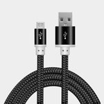 Heavyduty Braided Extra Long Fast Charge Micro USB Data Sync Phone Charger Cable - iSOUL