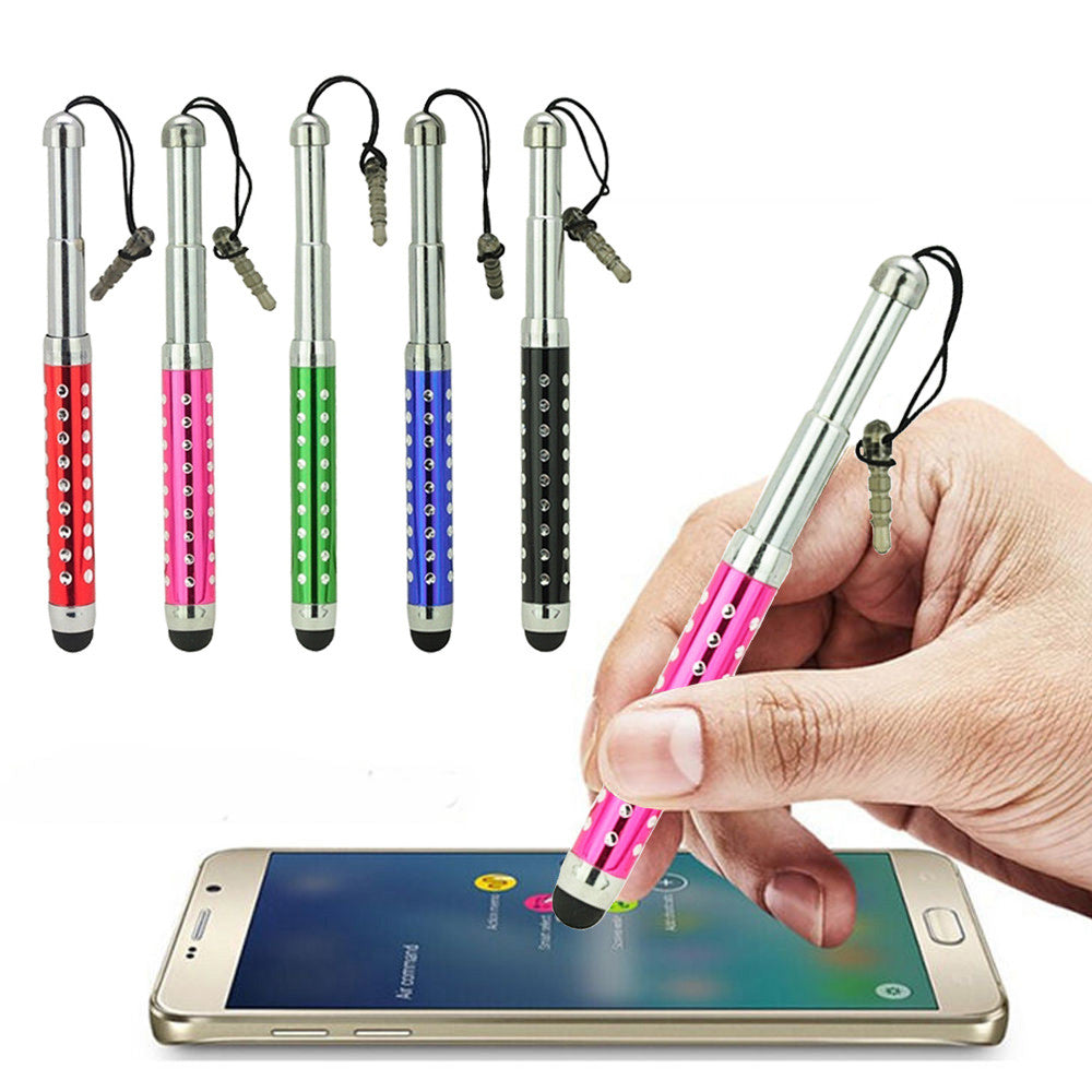 5x Retractable Flexible Capacitive Stylus Touch Pen for All Mobile Phone - iSOUL