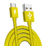 Micro USB 2.0 Data Sync Charger Cable Lead For Mobile Phones 3m Long in Unique Colours.