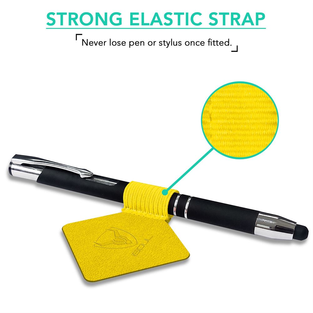 3X Yellow Adhesive Pen Loop Holder for Surface Pen - iSOUL