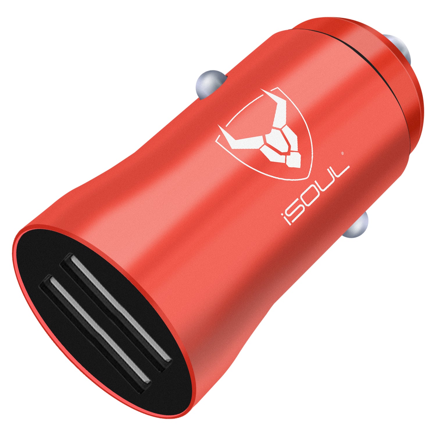 Red Car Charger, Fast Charging Dual USB 3.1A Car Phone Charger