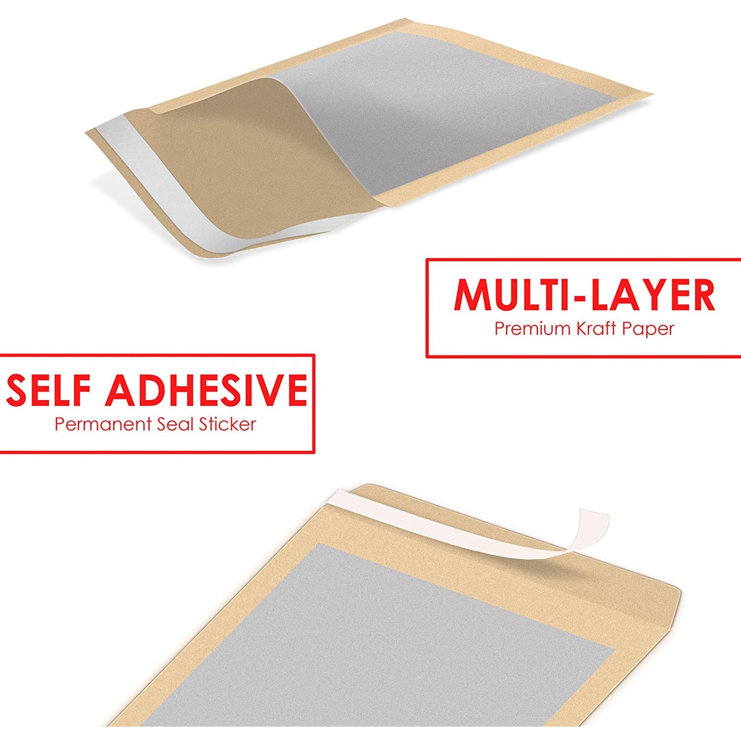 iSoul A5 & A4 Do Not Bend Envelopes Manila Hard Board Backed 20 Packs - TradeNRG UK