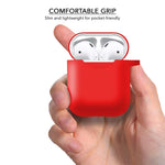 Red Airpods Case Cover for Airpods 1st Gen and 2nd Gen - iSOUL