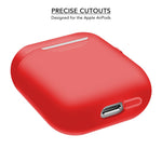 Red Airpods Case Cover for Airpods 1st Gen and 2nd Gen - iSOUL