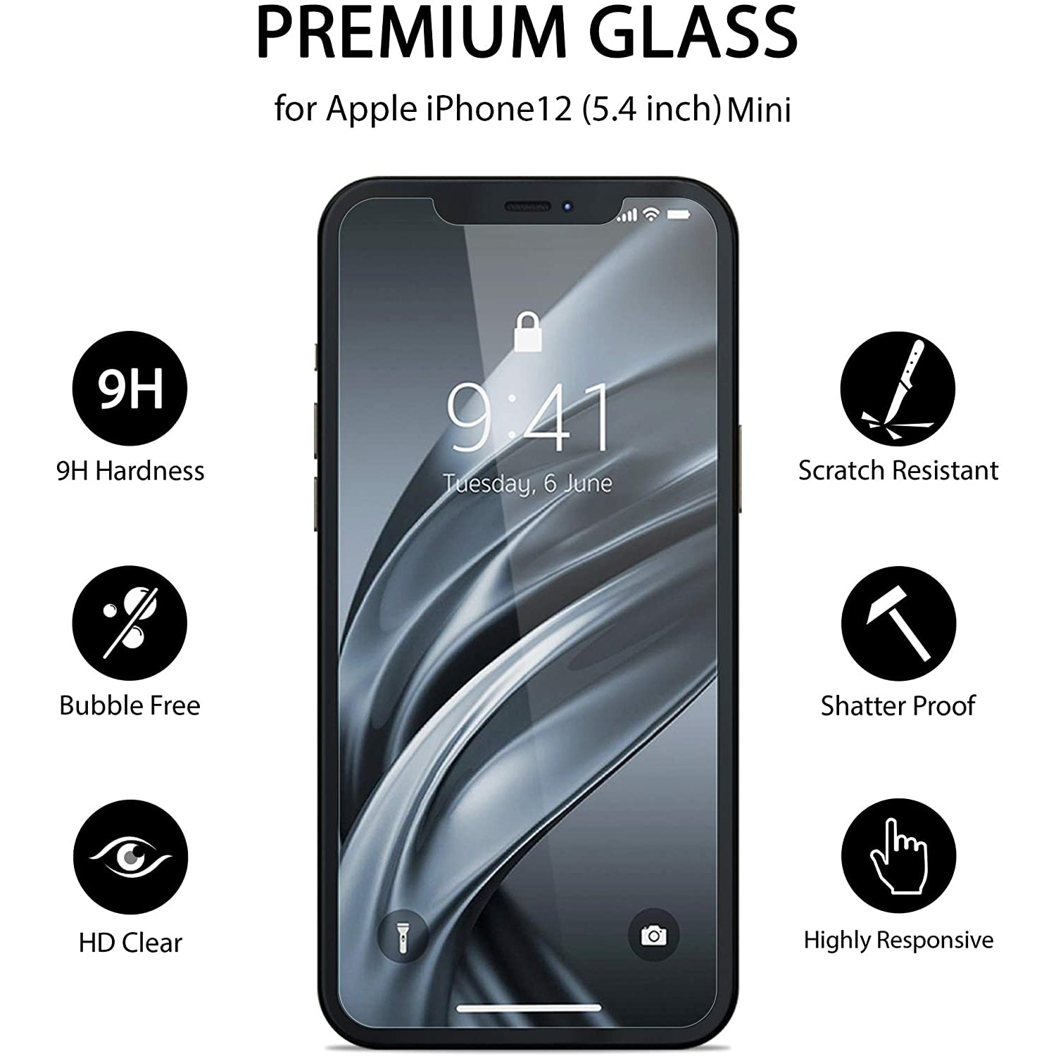 iPhone 12 Mini Tempered Glass