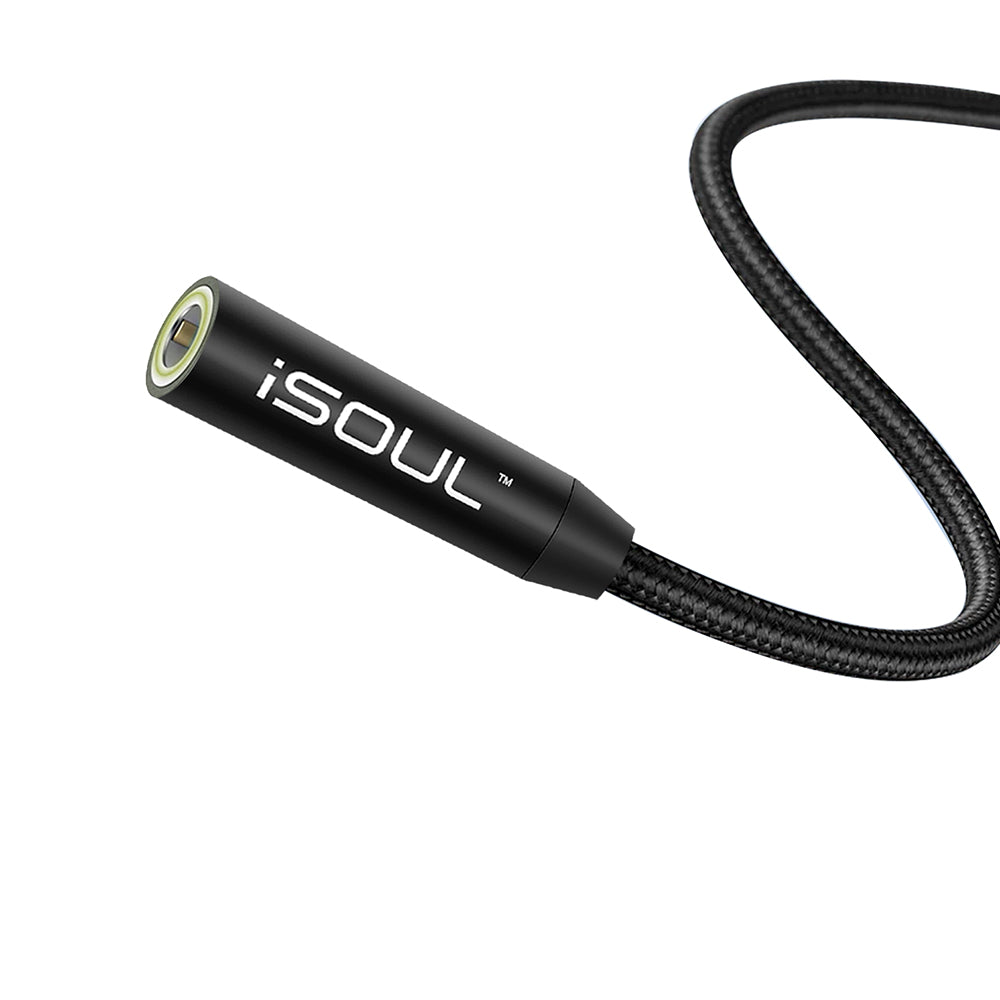 Type C USB to 3.5mm Audio Adapter Nylon Braided - iSOUL