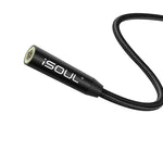 Type C to 3.5mm Jack Audio Adapter Nylon Braided - iSOUL