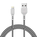 iSOUL Apple Lightning iPhone Charger Data Cable - 15cm / 1M / 2M Long Nylon Braided Lead USB Fast Charge Sync.