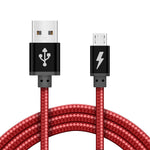 Best Quality Braided Micro USB Cable for Data Sync and Charging - iSOUL