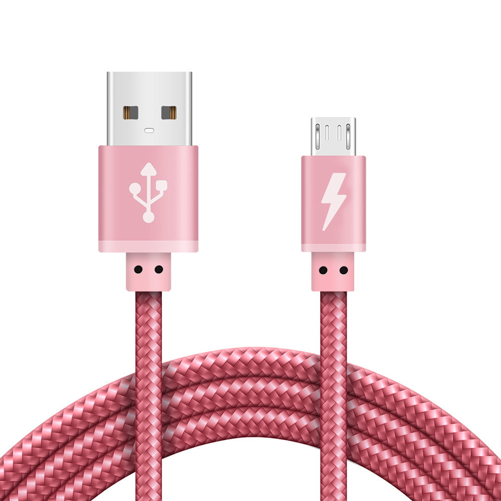 Best Quality Braided Micro USB Cable for Data Sync and Charging - iSOUL