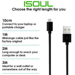 Heavyduty USB C Type C Data Lead Fast Charge Phone Charger Extension Cable 2m 3m - iSOUL