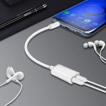 3.5 mm Dual Audio Splitter Jack Cable Best Suitable for Earphones and Headphones - iSOUL