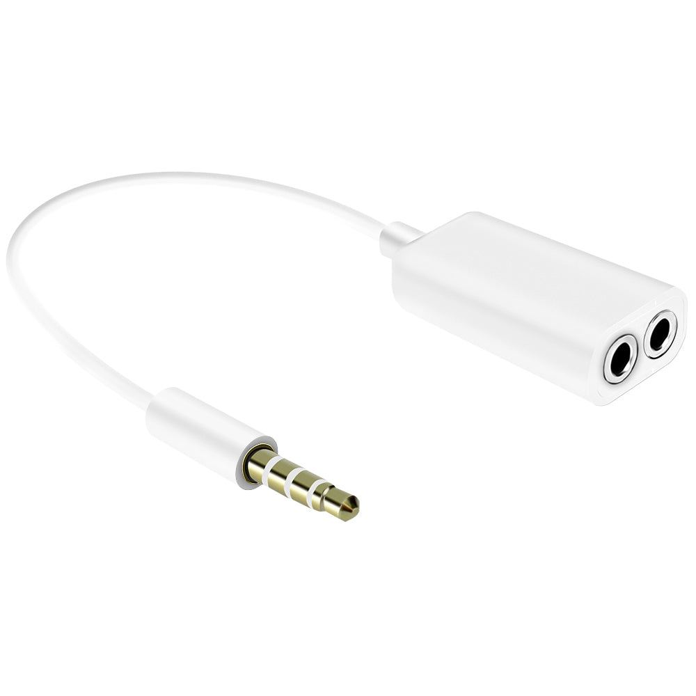 3.5 mm Dual Audio Splitter Jack Cable Best Suitable for Earphones and Headphones - iSOUL