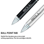 Solid Aluminium Stylus Gel Pen with Microfiber Capacitive Precise Disc - iSOUL