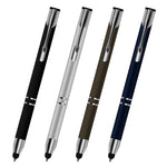 Comfortable Stylus Touch Screen Pen with Ballpoint Nib Rubber Tip - iSOUL