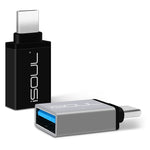 Aluminium Type C USB 3.0 Adapter Male to Female - iSOUL