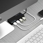 Ultra Slim 4-Port Multi USB 2.0 Hub - iSOUL